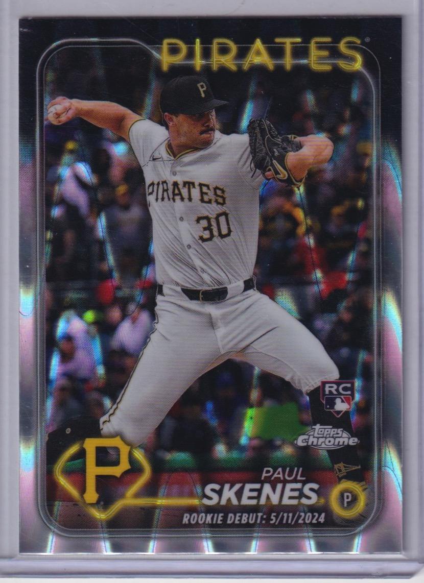 2024 Topps Chrome Update #USC27 Paul Skenes RayWave Refractors