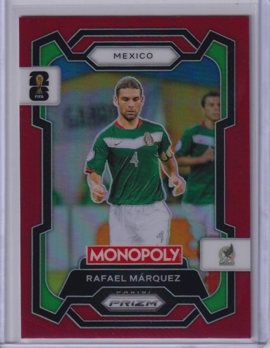 2026 Panini Prizm Monopoly FIFA World Cup #57 Rafael Márquez Red Prizms
