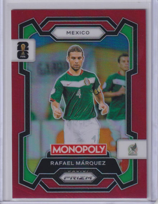 2026 Panini Prizm Monopoly FIFA World Cup #57 Rafael Márquez Red Prizms