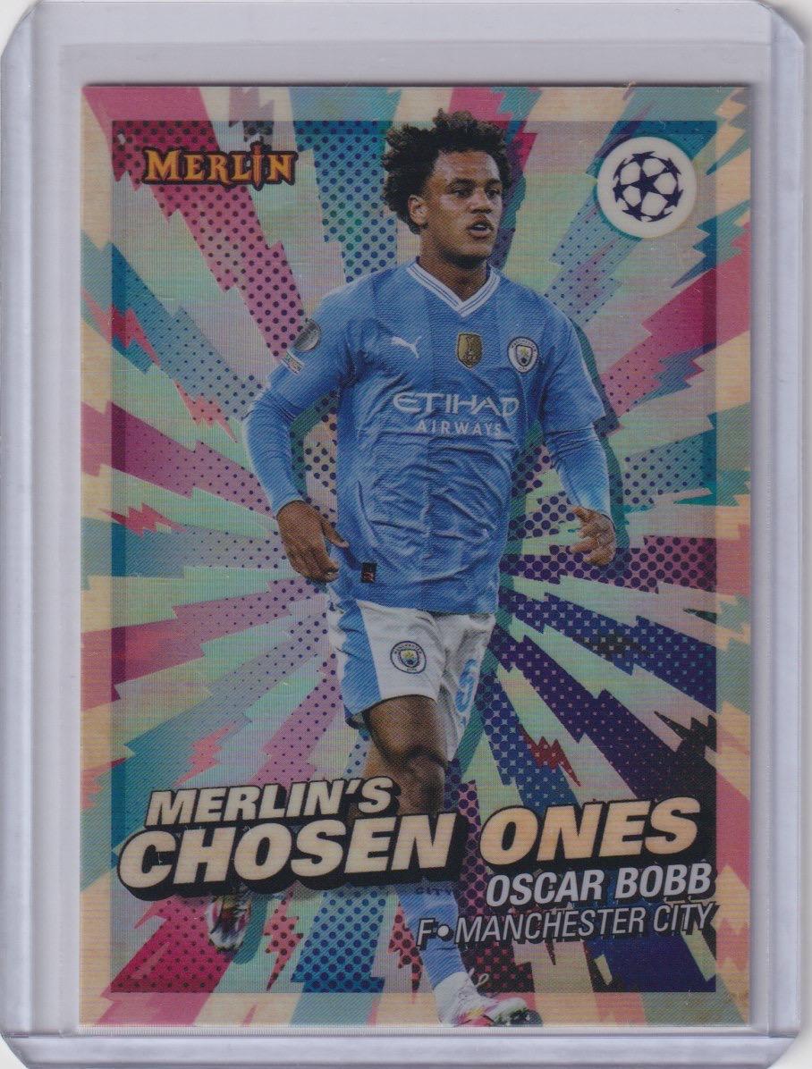 2023-24 Merlin UEFA Club Competitions #MC-13 Oscar Bobb Merlin's Chosen One