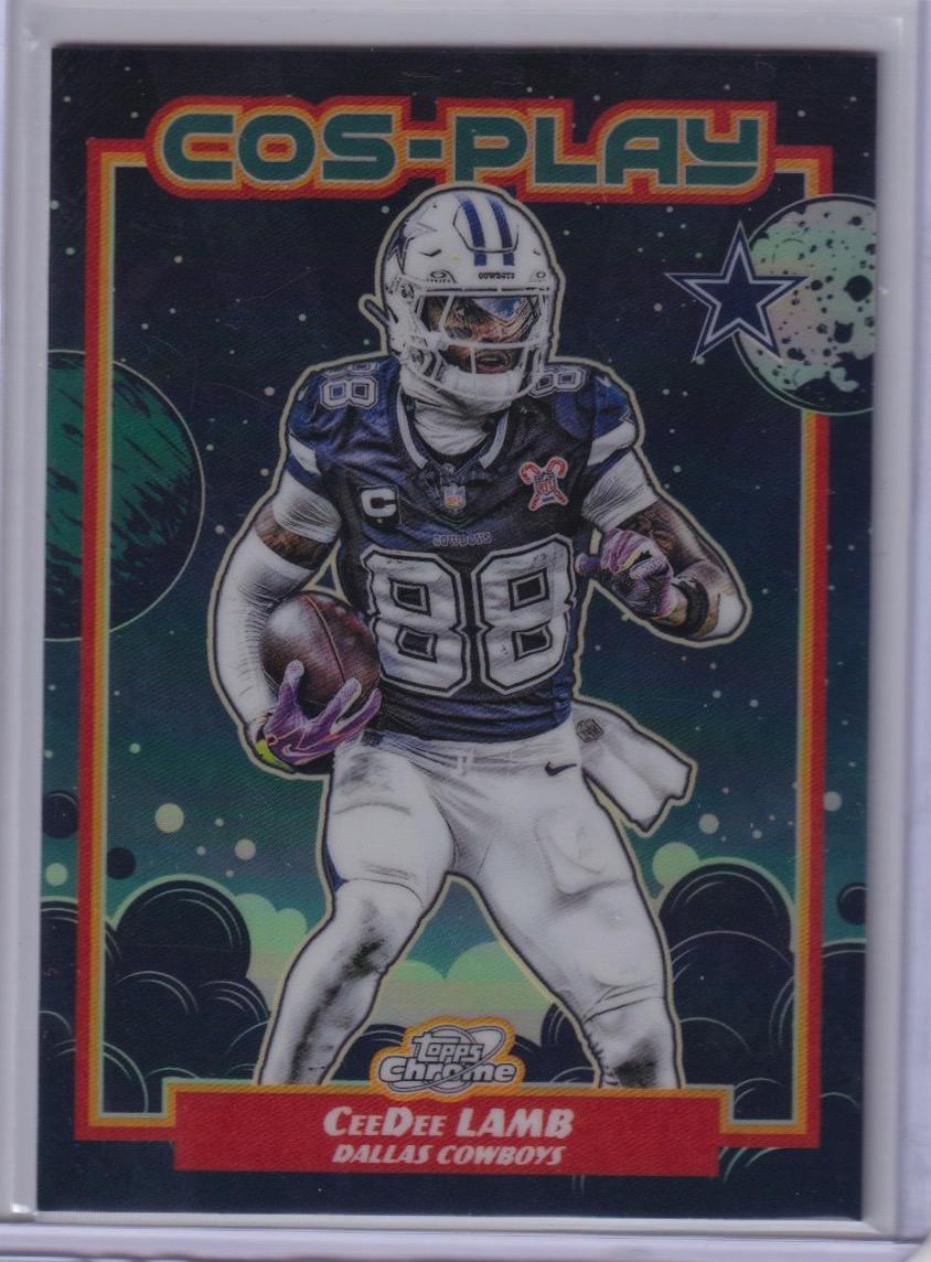 2025 Topps Chrome Cosmic #CP-20 CeeDee Lamb Cos-Play