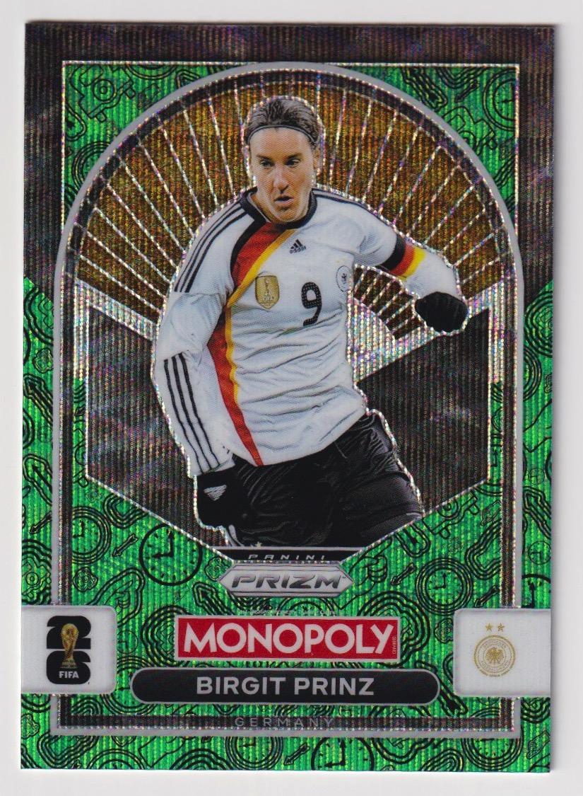 2026 Prizm Monopoly FIFA #88 Birgit Prinz Four Corners Green Wave Prizms