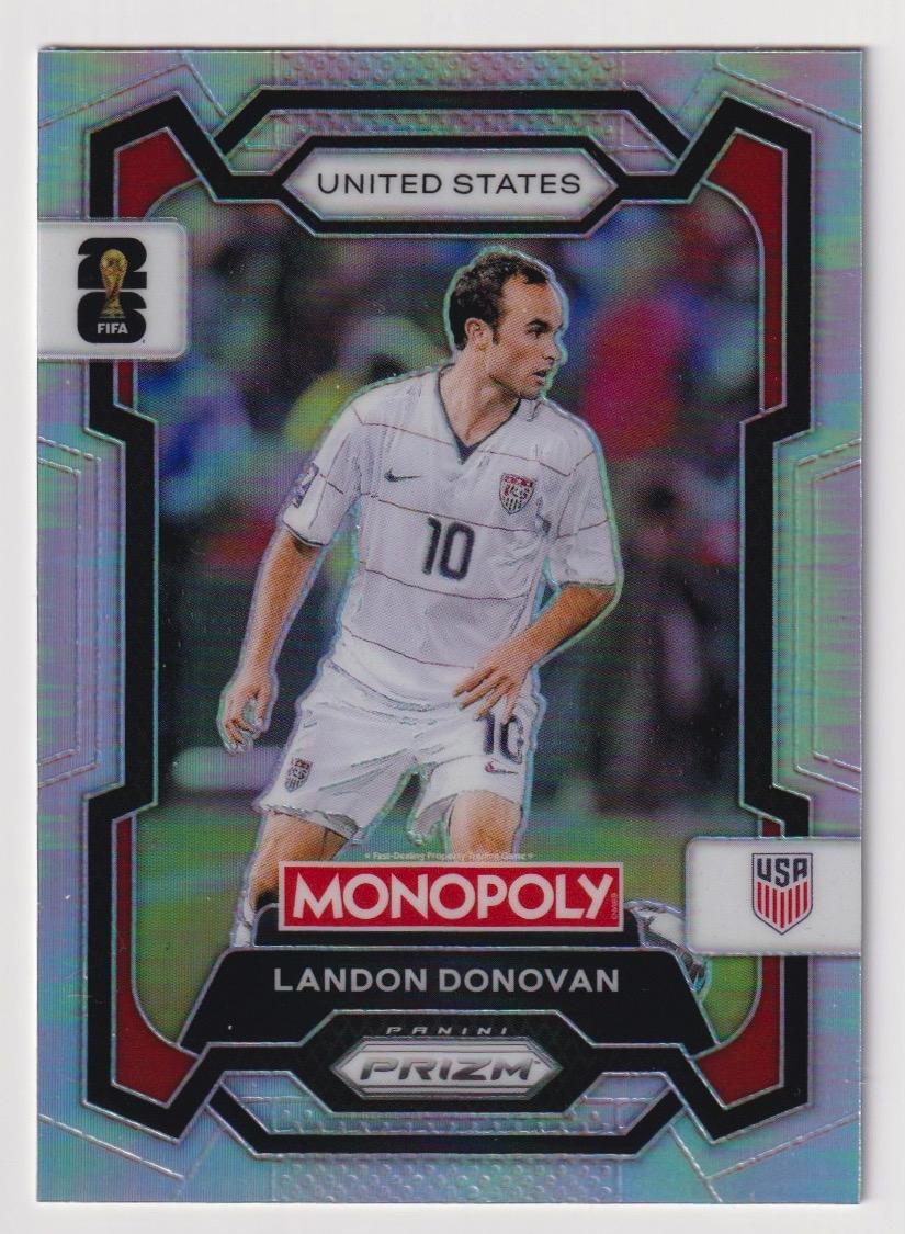 2026 Panini Prizm Monopoly FIFA World Cup #48 Landon Donovan Silver Prizms