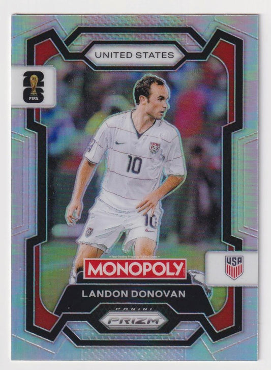 2026 Panini Prizm Monopoly FIFA World Cup #48 Landon Donovan Silver Prizms