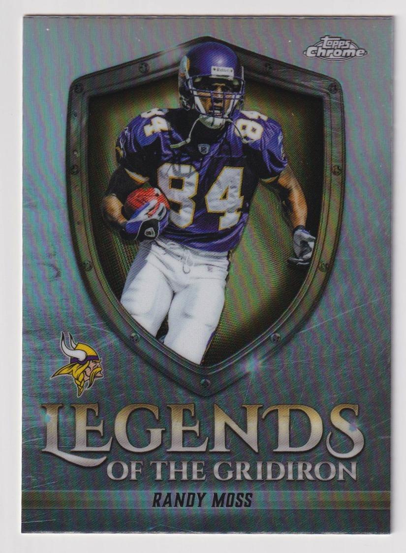 2025 Topps Chrome #LOG-25 Randy Moss Legends of the Gridiron Refractor