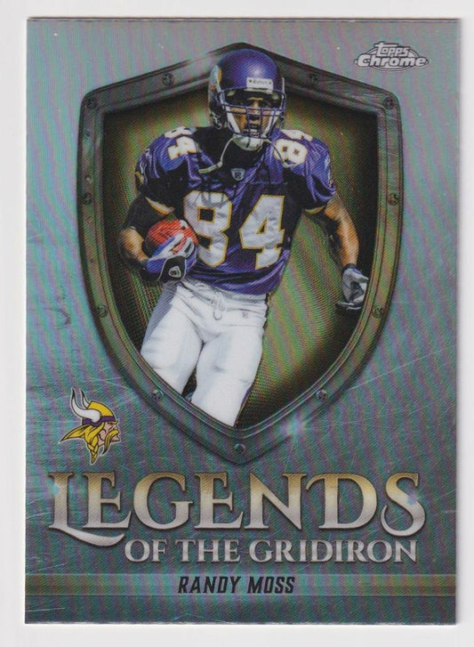 2025 Topps Chrome #LOG-25 Randy Moss Legends of the Gridiron Refractor