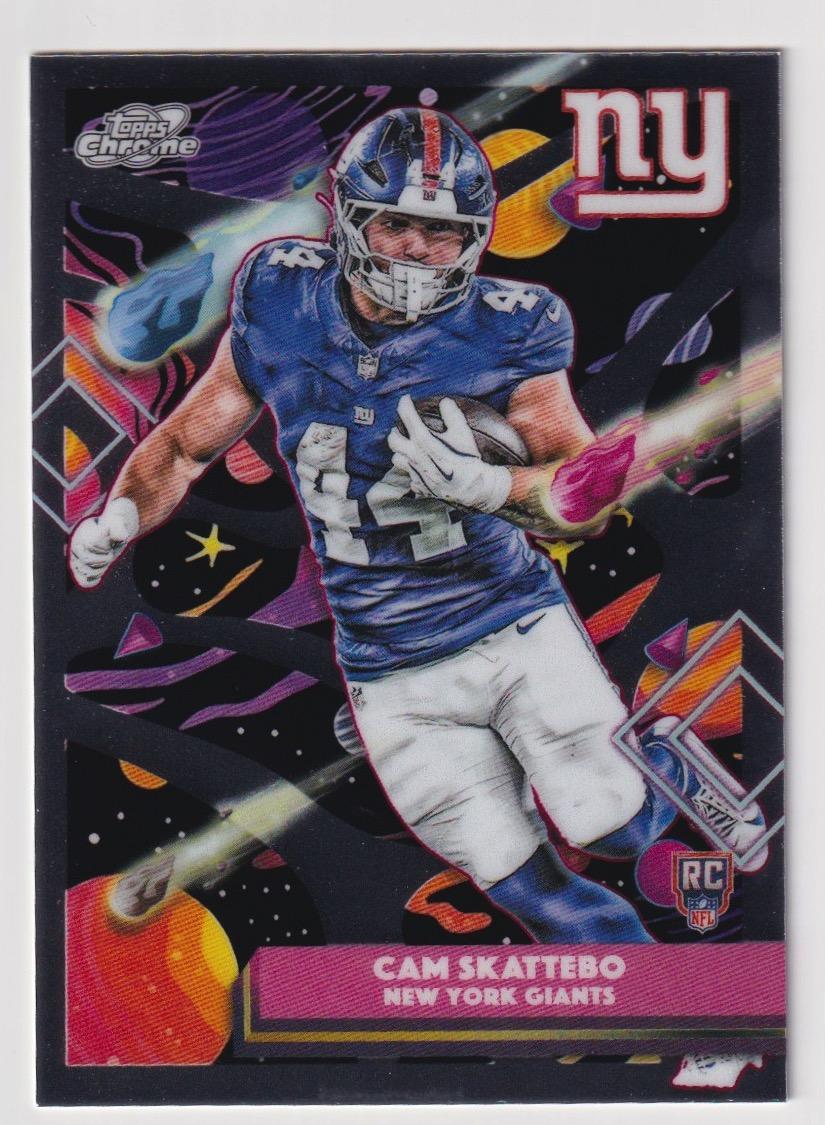 2025 Topps Chrome Cosmic #176 Cam Skattebo