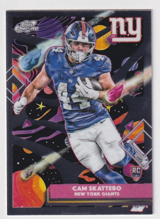 2025 Topps Chrome Cosmic #176 Cam Skattebo