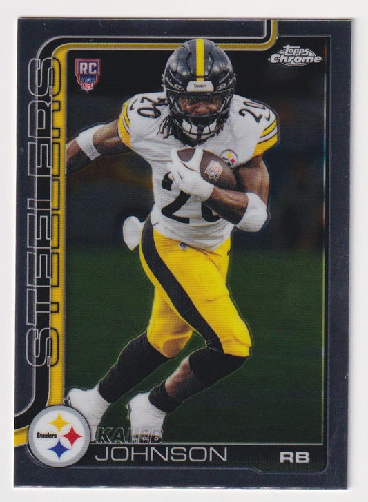 2025 Topps Chrome #323 Kaleb Johnson