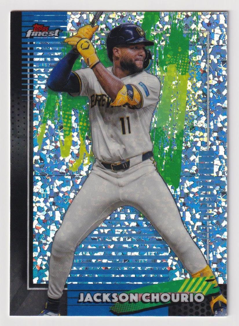 2026 Finest #66 Jackson Chourio Mini-Diamond Refractors
