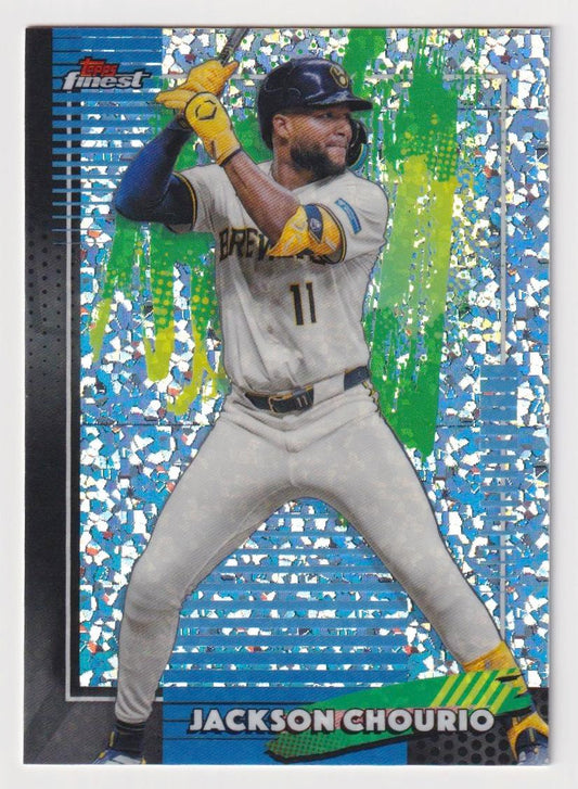 2026 Finest #66 Jackson Chourio Mini-Diamond Refractors