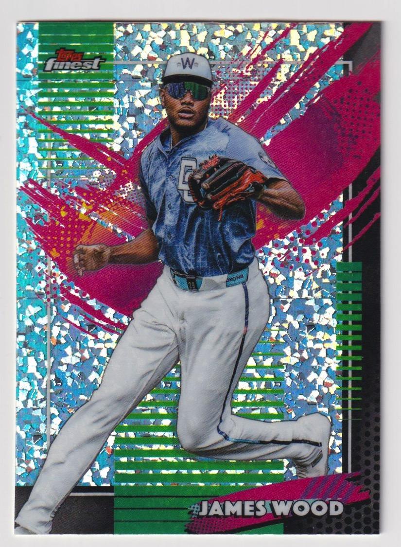 2026 Finest #253 James Wood Mini-Diamond Refractors