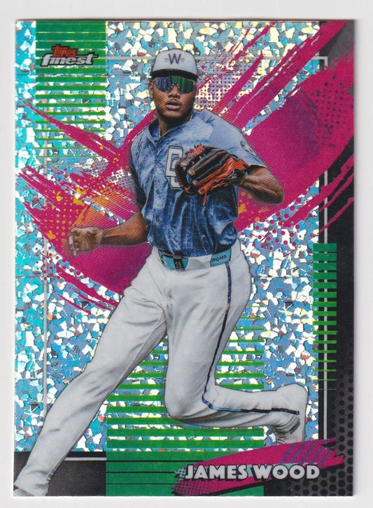 2026 Finest #253 James Wood Mini-Diamond Refractors