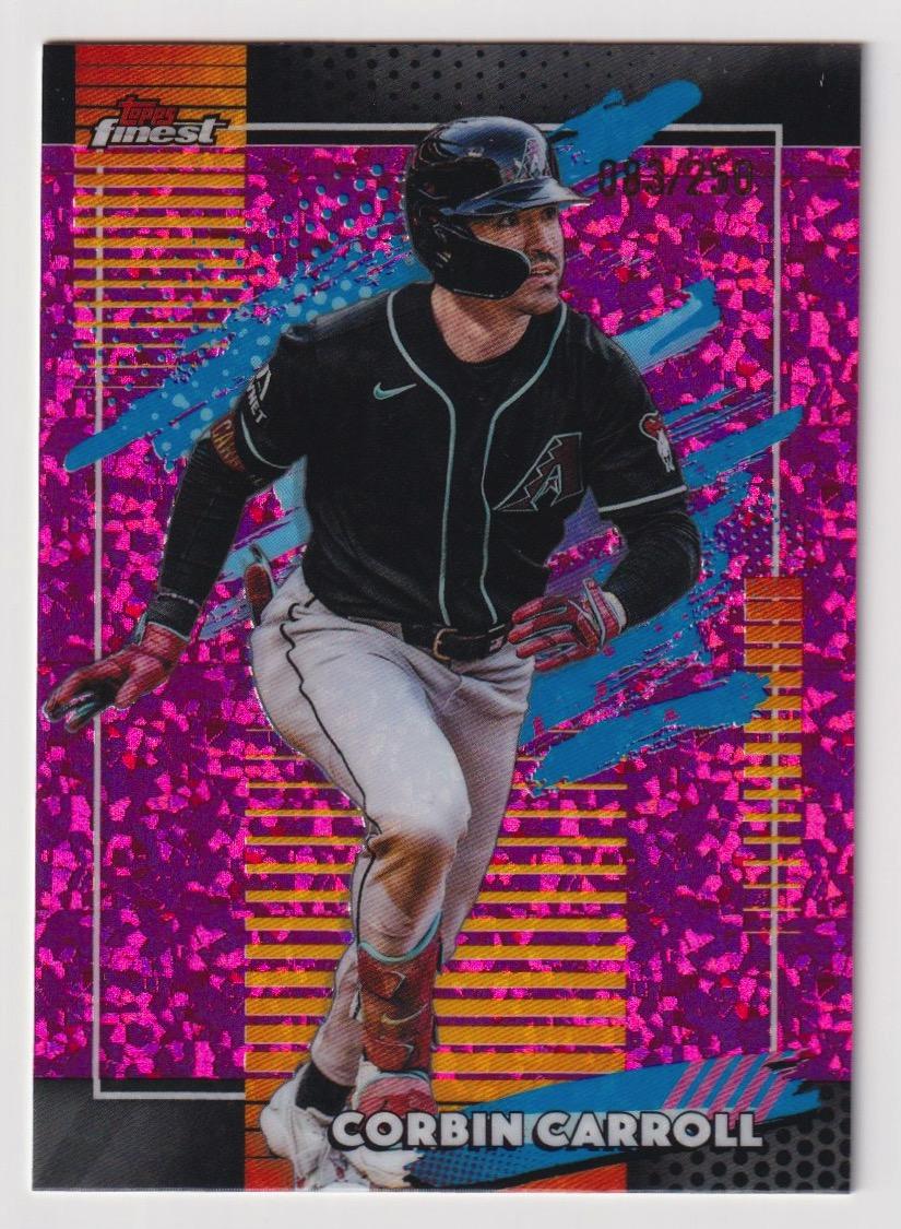 2026 Finest #153 Corbin Carroll Pink Mini-Diamond Refractors #/250