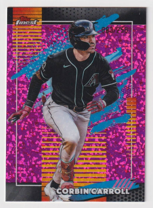 2026 Finest #153 Corbin Carroll Pink Mini-Diamond Refractors #/250