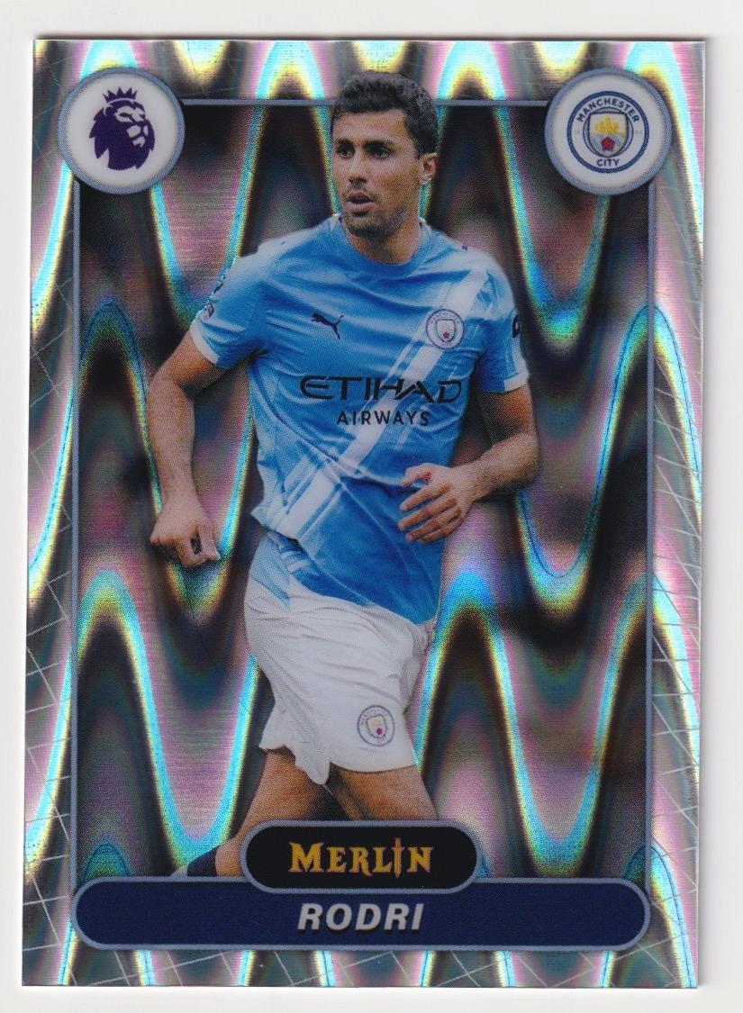 2026 Merlin Premier League #125 Rodri RayWave Refractor