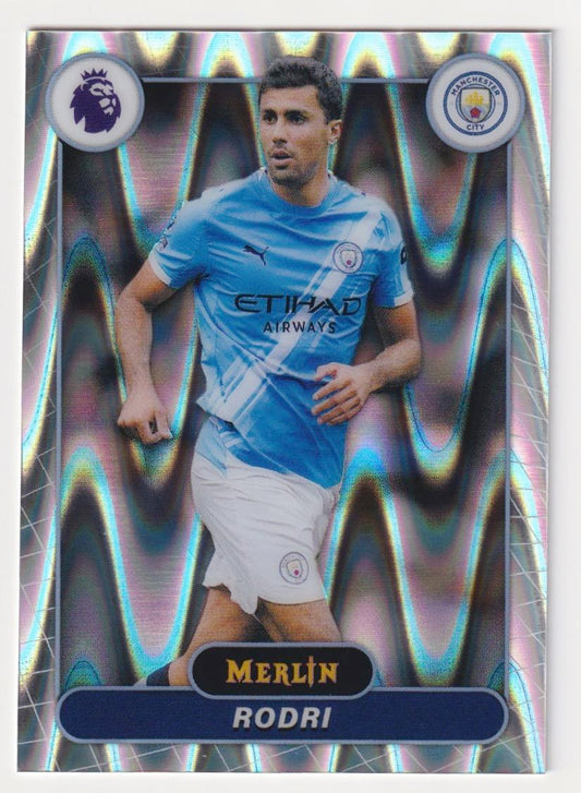 2026 Merlin Premier League #125 Rodri RayWave Refractor