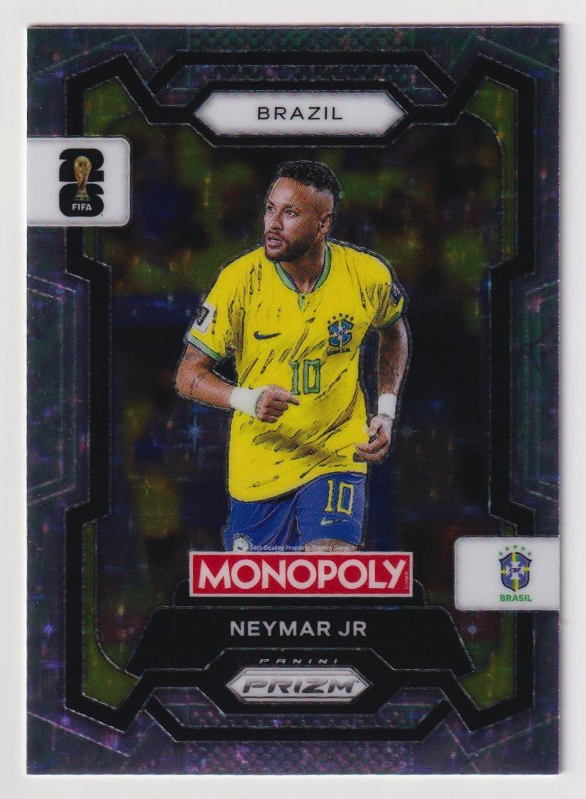 2026 Panini Prizm Monopoly FIFA World Cup #15 Neymar Jr Sparkle Pink Prizms