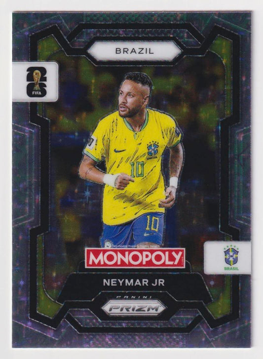 2026 Panini Prizm Monopoly FIFA World Cup #15 Neymar Jr Sparkle Pink Prizms