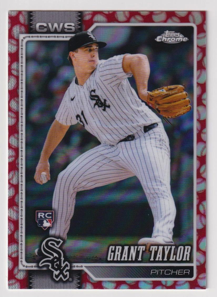 2026 Topps Chrome #85 Grant Taylor Baseball Seams Refractors