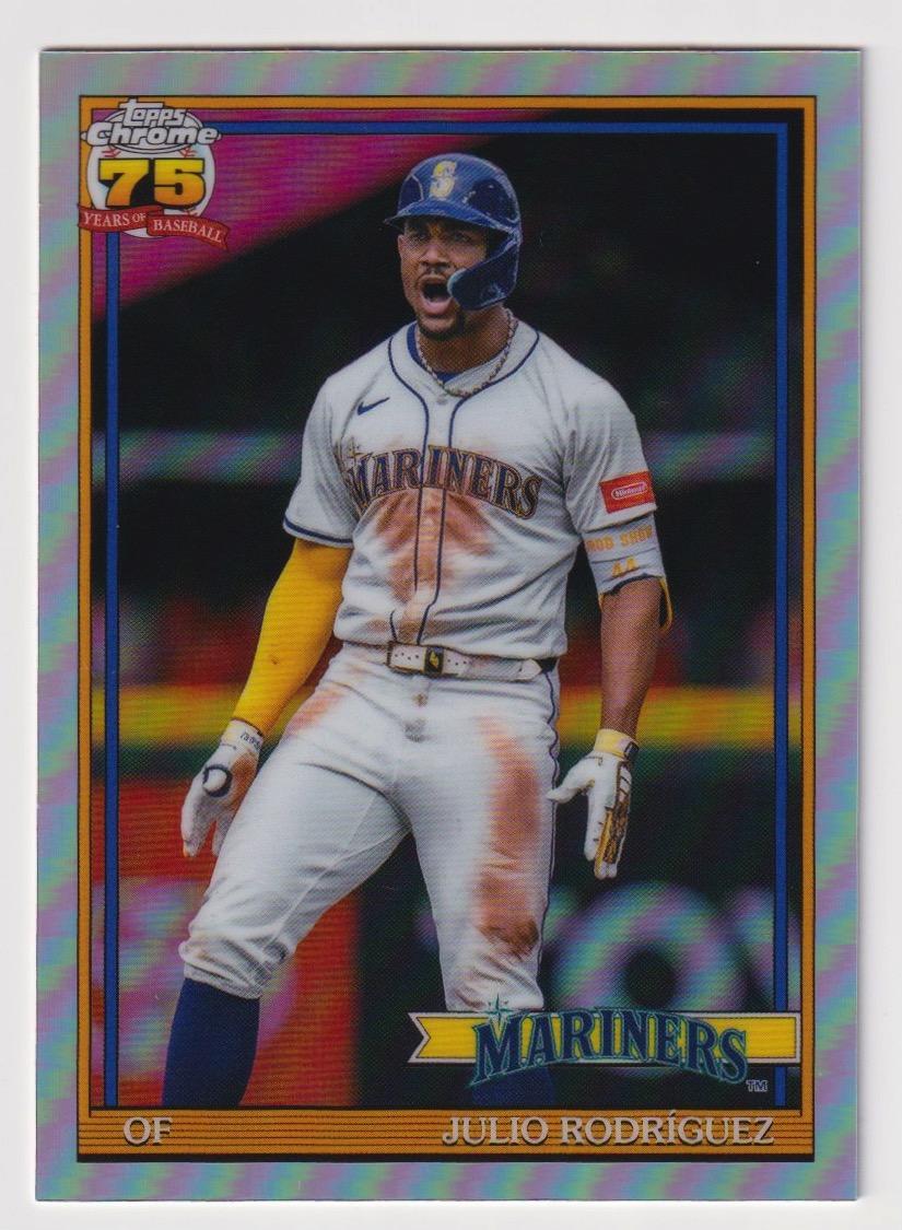 2026 Topps Chrome #91CB-13 Julio Rodríguez 1991 Topps Chrome Baseball