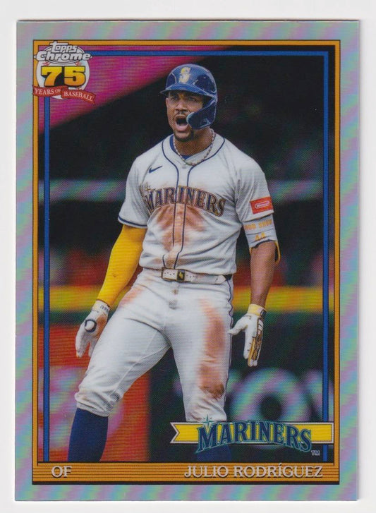 2026 Topps Chrome #91CB-13 Julio Rodríguez 1991 Topps Chrome Baseball
