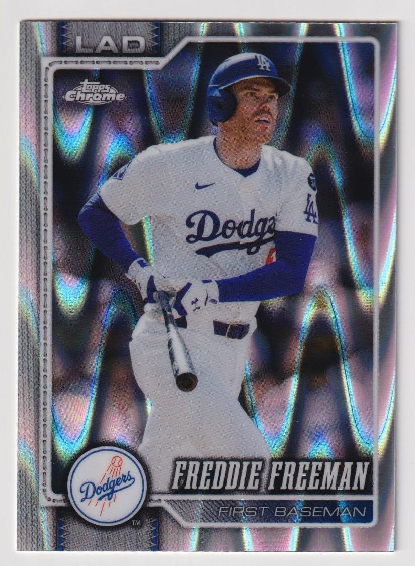 2026 Topps Chrome #159 Freddie Freeman Raywave Refractors