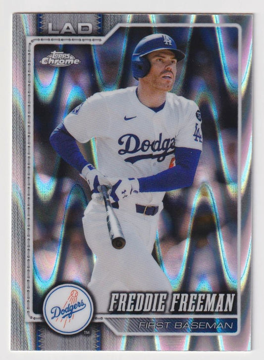 2026 Topps Chrome #159 Freddie Freeman Raywave Refractors