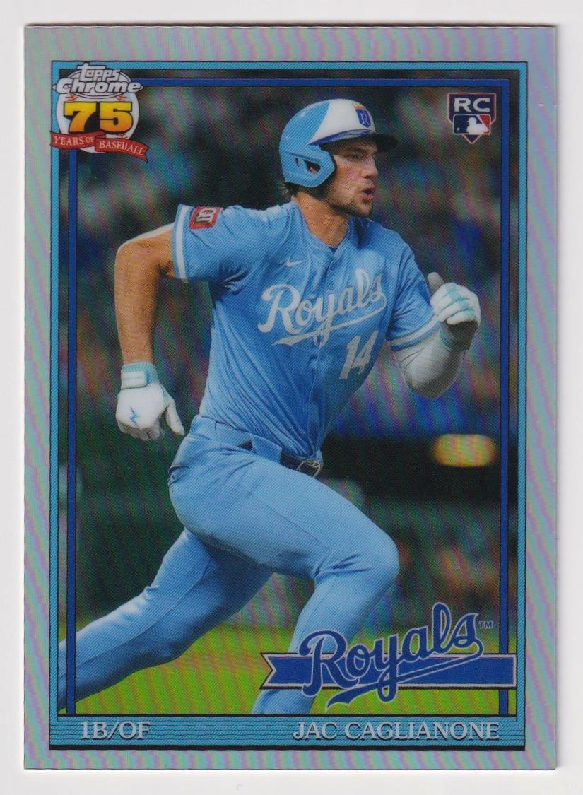 2026 Topps Chrome #91CB-20 Jac Caglianone 1991 Topps Chrome Baseball