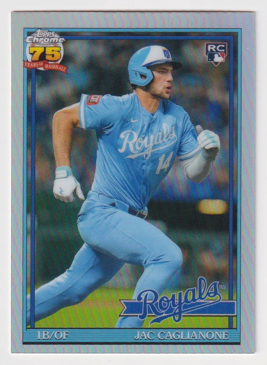 2026 Topps Chrome #91CB-20 Jac Caglianone 1991 Topps Chrome Baseball