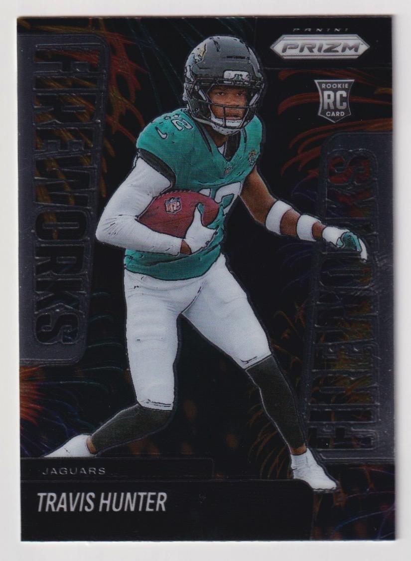 2025 Panini Prizm #13 Travis Hunter Fireworks
