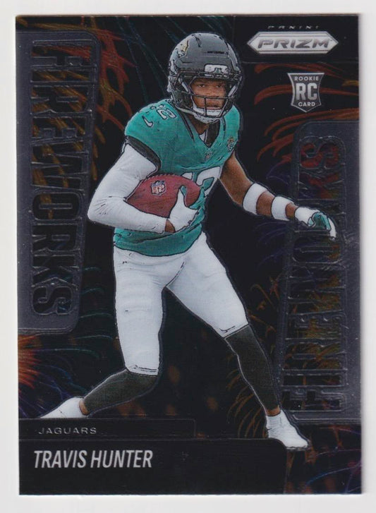 2025 Panini Prizm #13 Travis Hunter Fireworks