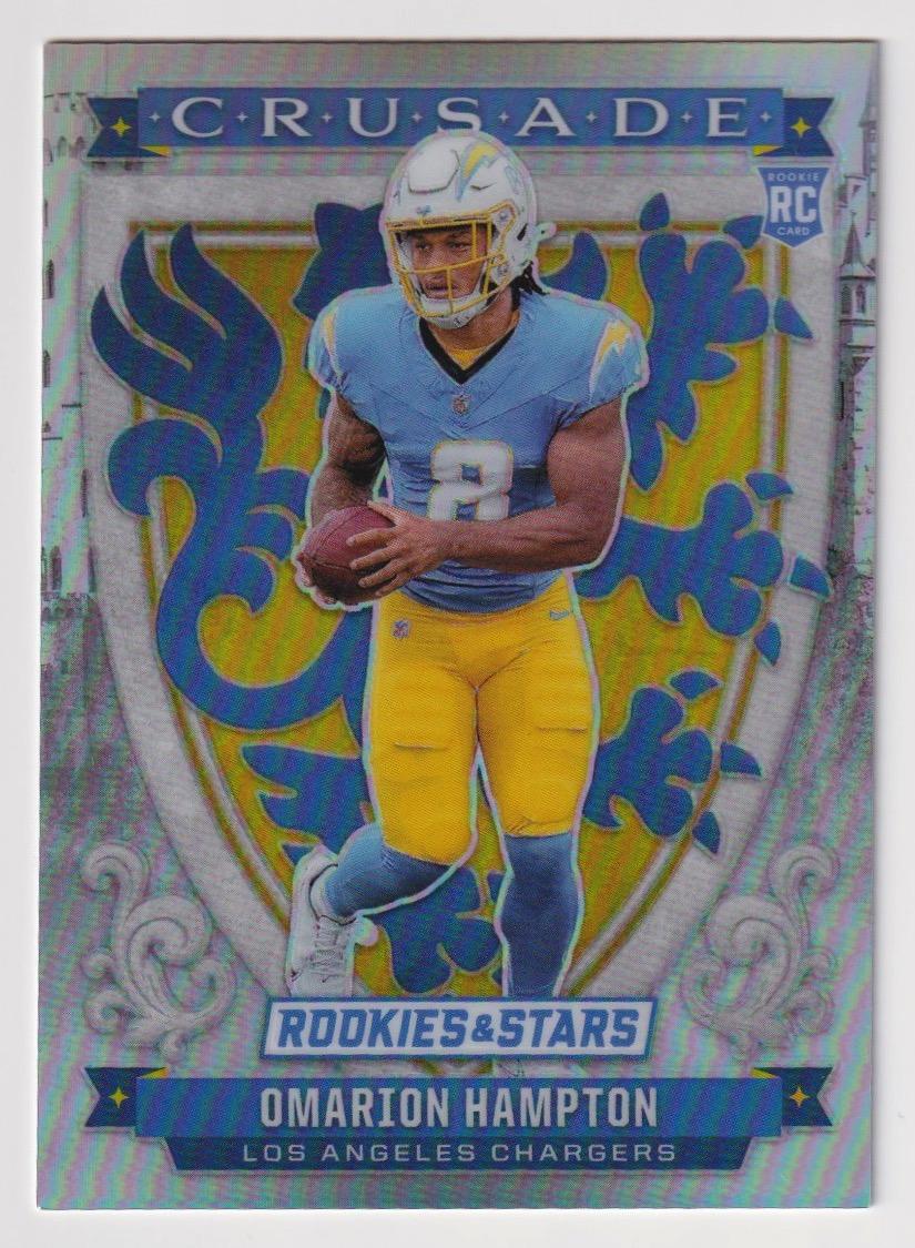 2025 Panini Rookies & Stars #17 Omarion Hampton Crusade Silver