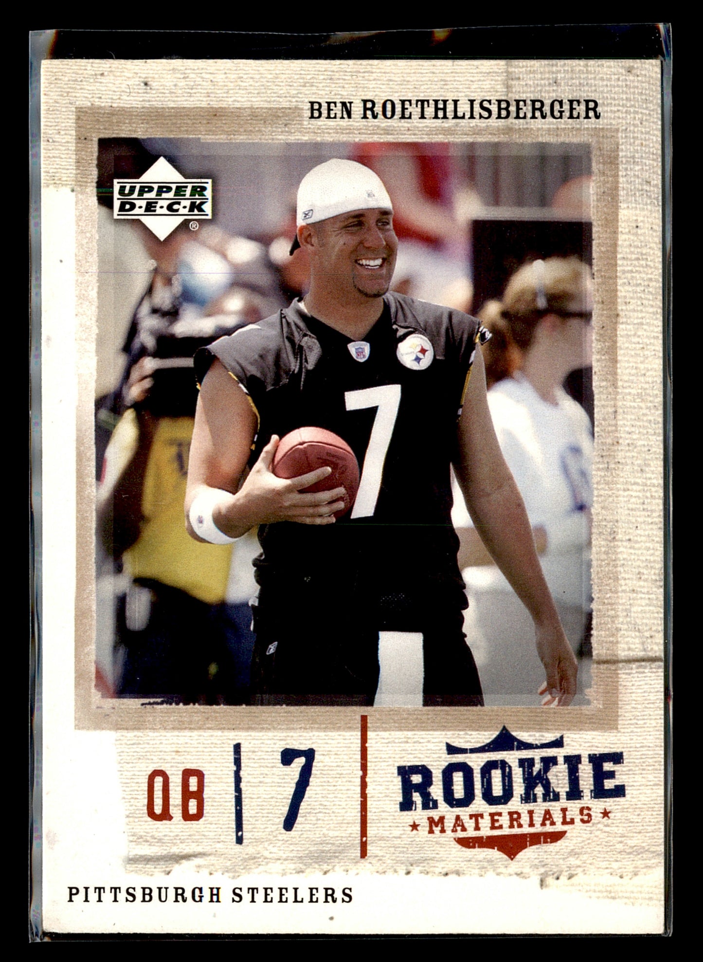 2005 Upper Deck Rookie Materials #69 Ben Roethlisberger