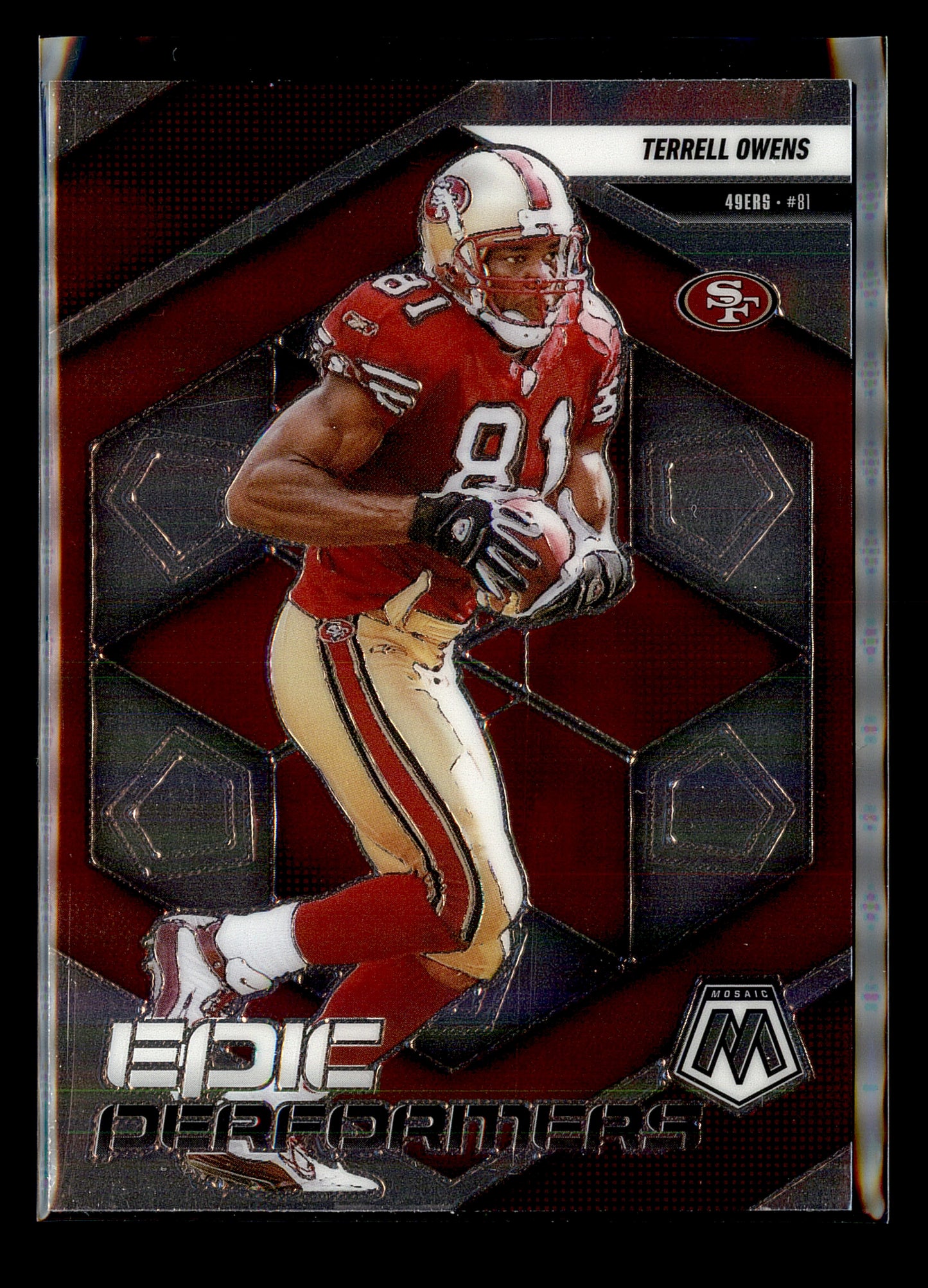 2025 Panini Mosaic #18 Terrell Owens Epic Performers