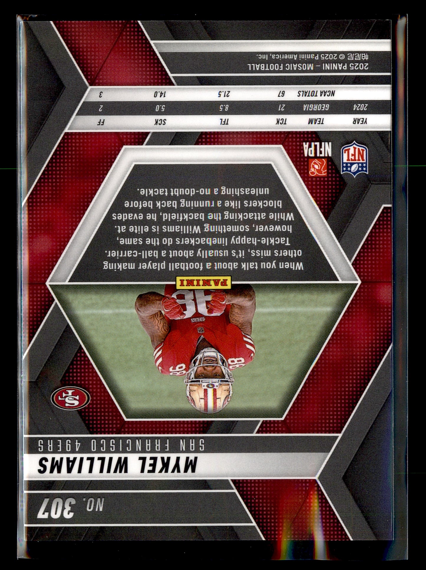 2025 Panini Mosaic #307 Mykel Williams