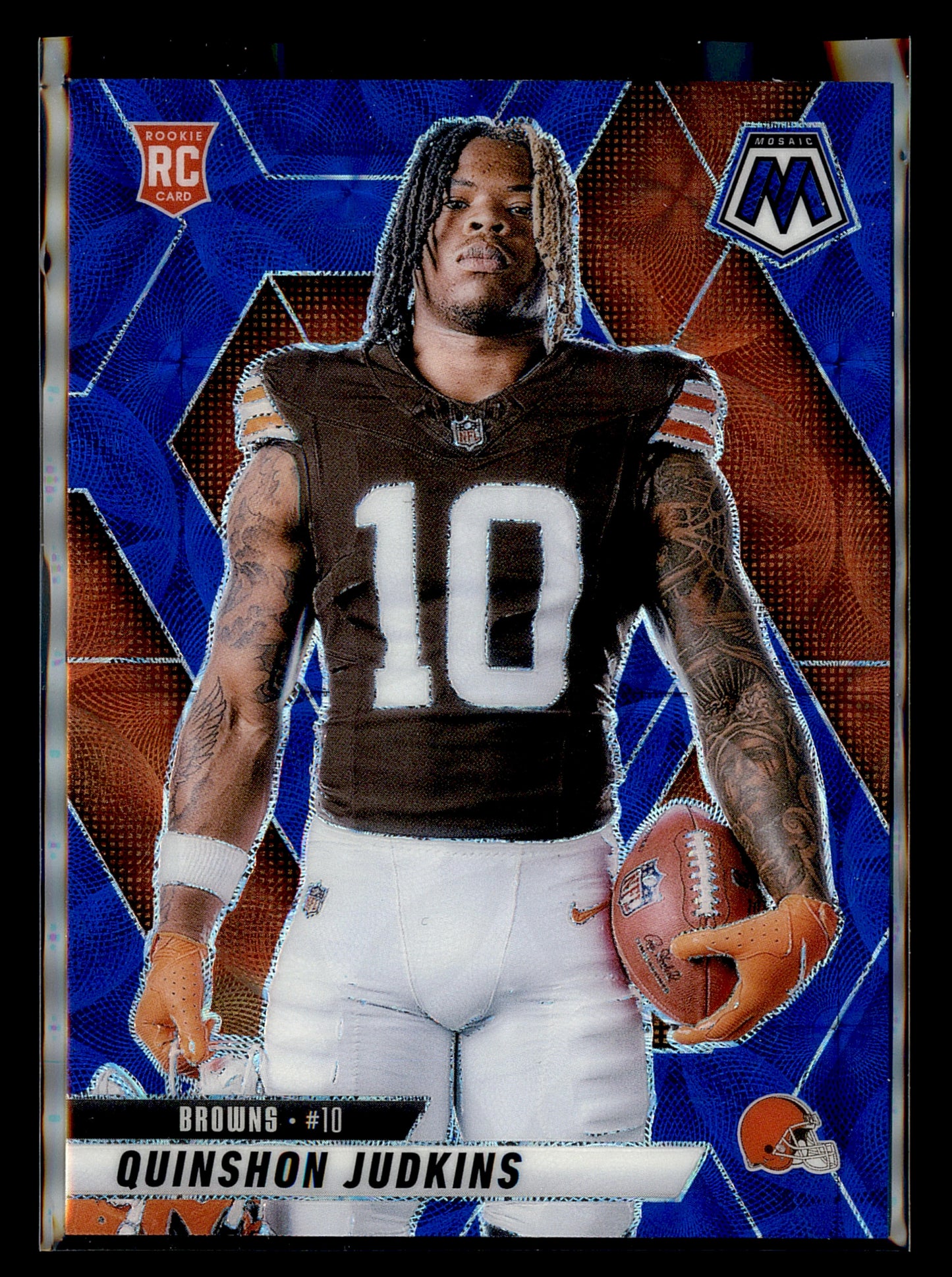2025 Panini Mosaic #276 Quinshon Judkins Blue Scope