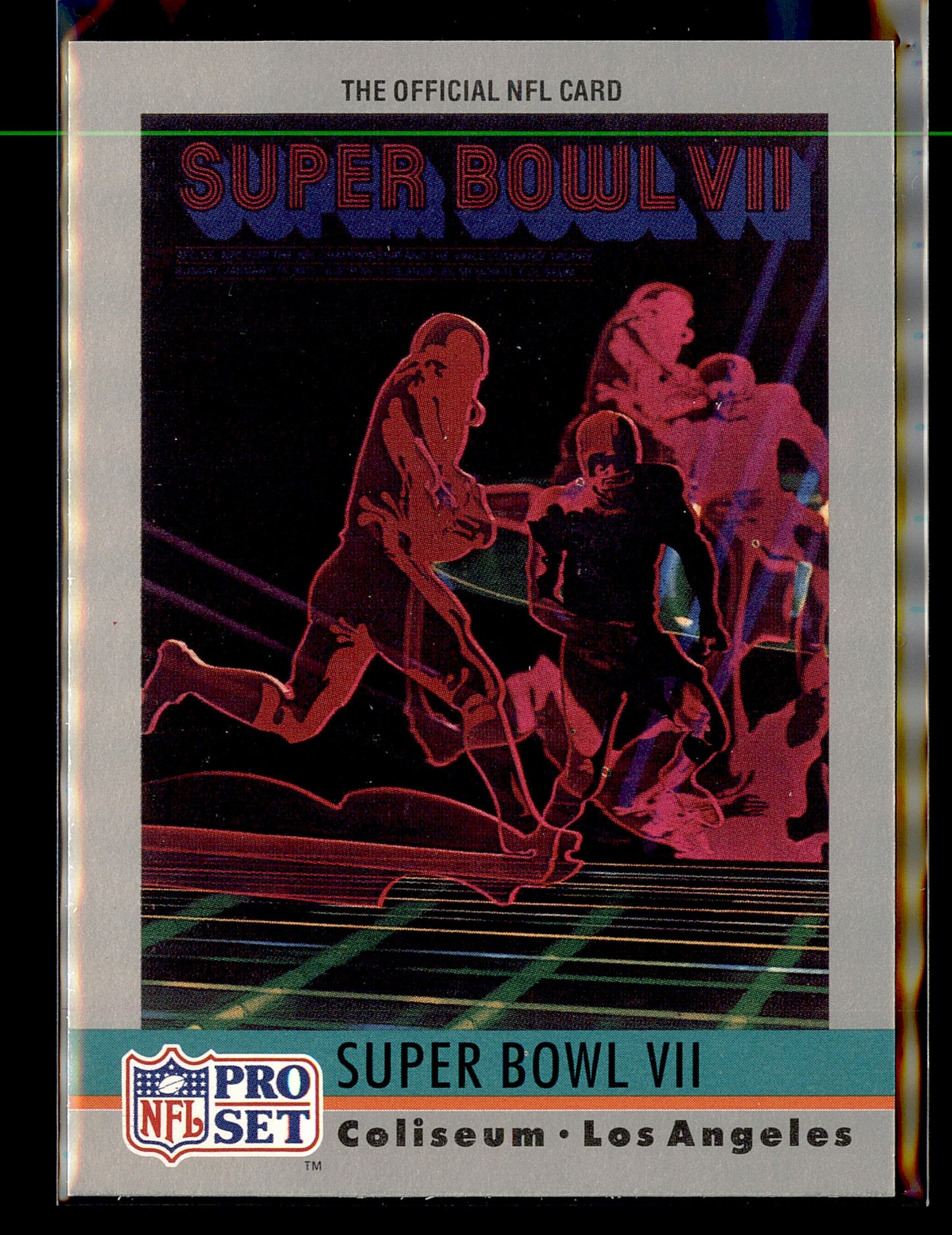 1990 Pro Set #7 Super Bowl VII SBVII Super Bowl Collectibles