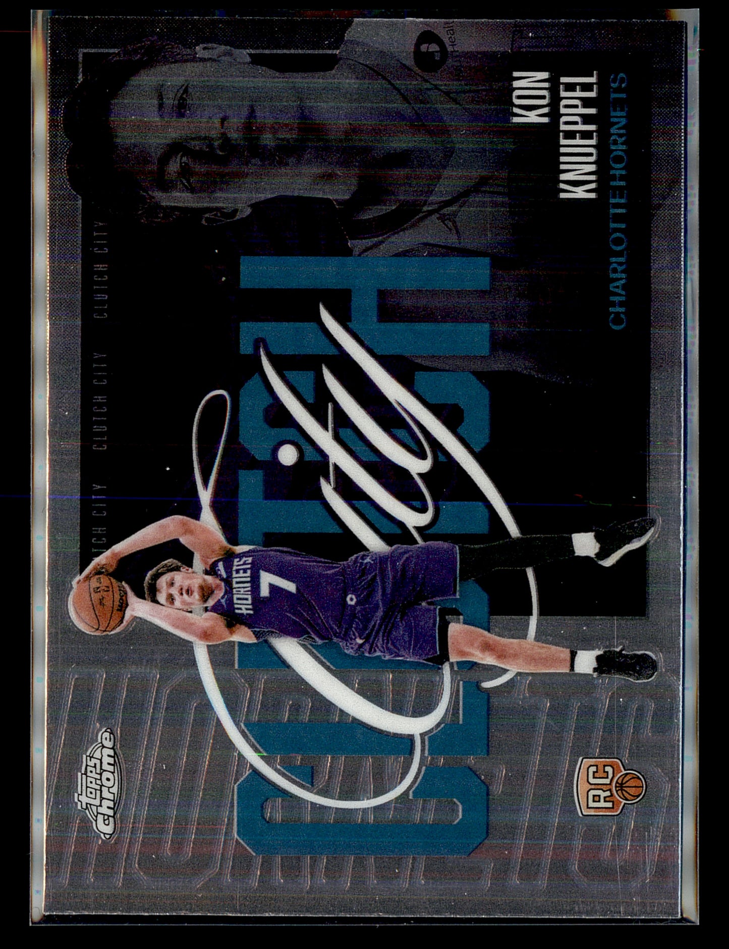 Kon Knueppel Clutch City Rookie 2025-26 Topps Chrome Update Basketball - Hornets