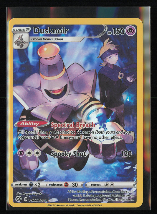 SWSH09: Brilliant Stars Trainer Gallery #TG06/TG30 Dusknoir