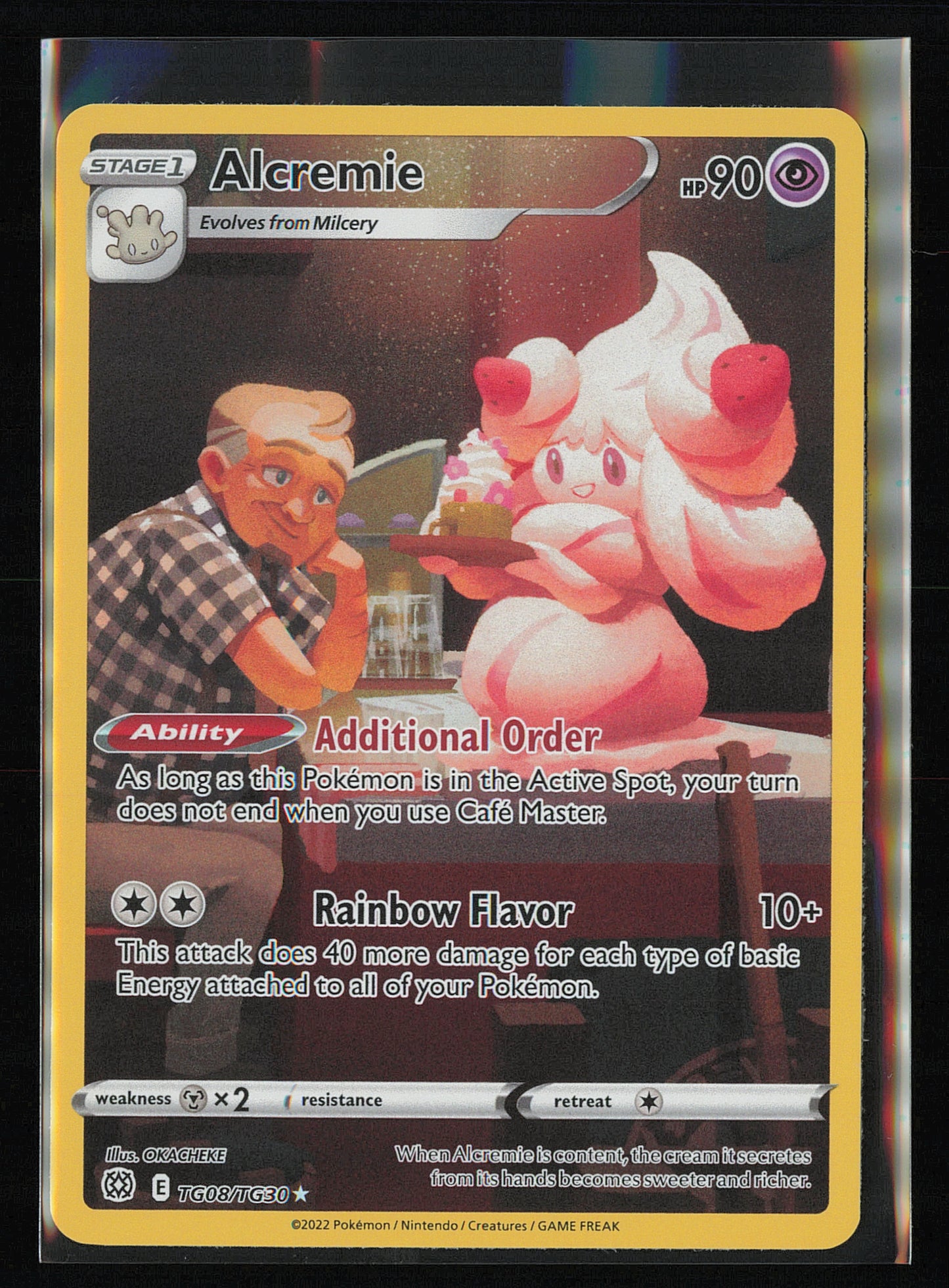 SWSH09: Brilliant Stars Trainer Gallery #TG08/TG30 Alcremie