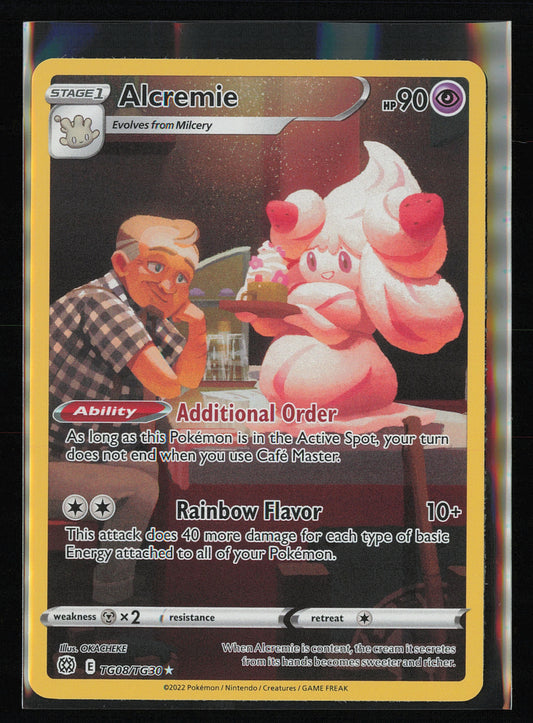 SWSH09: Brilliant Stars Trainer Gallery #TG08/TG30 Alcremie