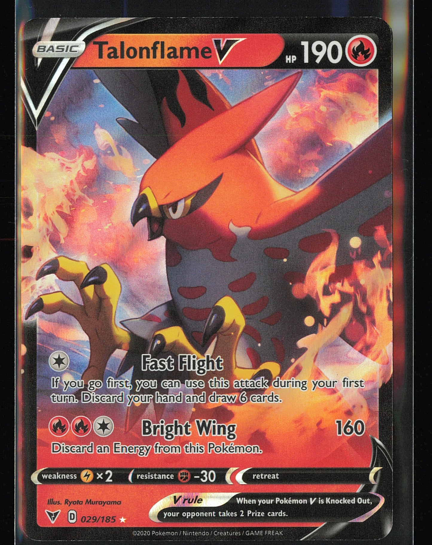SWSH04: Vivid Voltage #029/185 Talonflame V
