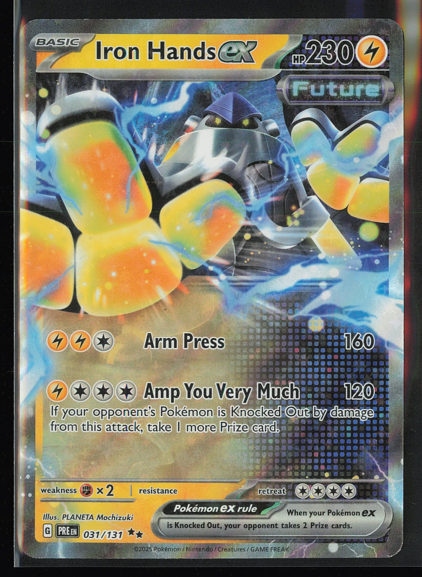 SV: Prismatic Evolutions #031/131 Iron Hands ex