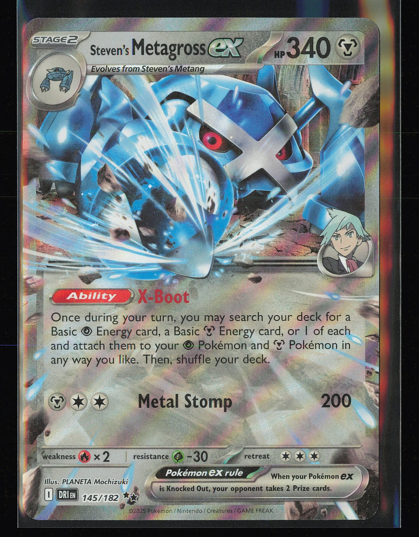 SV10: Destined Rivals #145/182 Steven's Metagross ex