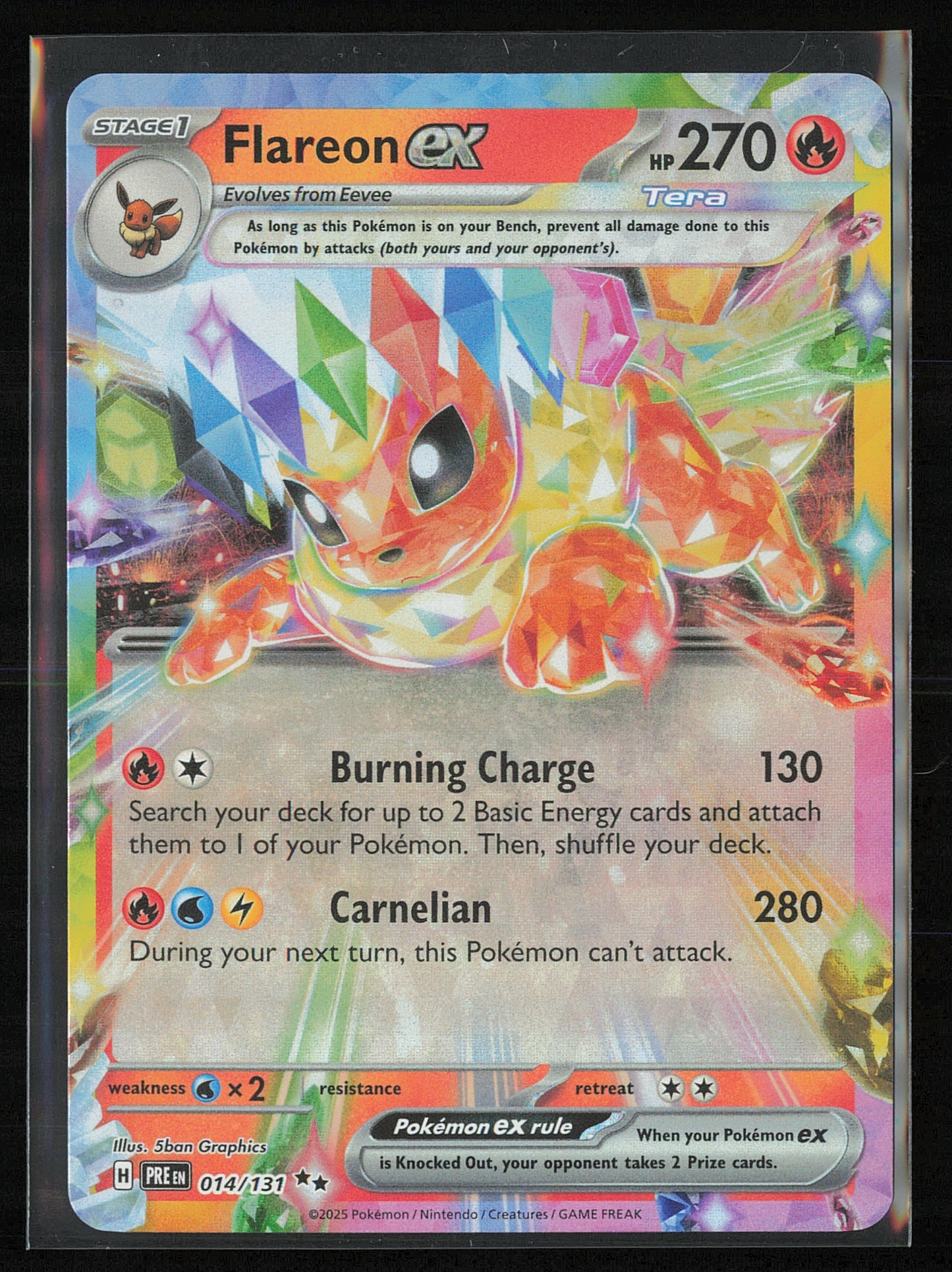 SV: Prismatic Evolutions #014/131 Flareon ex