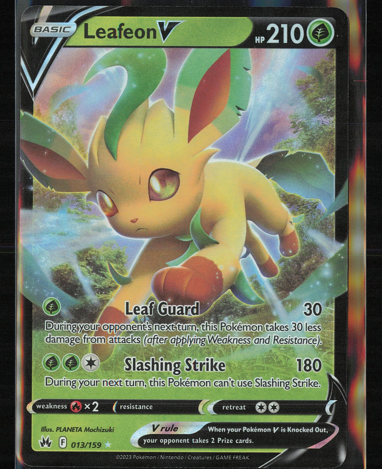 SWSH: Crown Zenith #013/159 Leafeon V