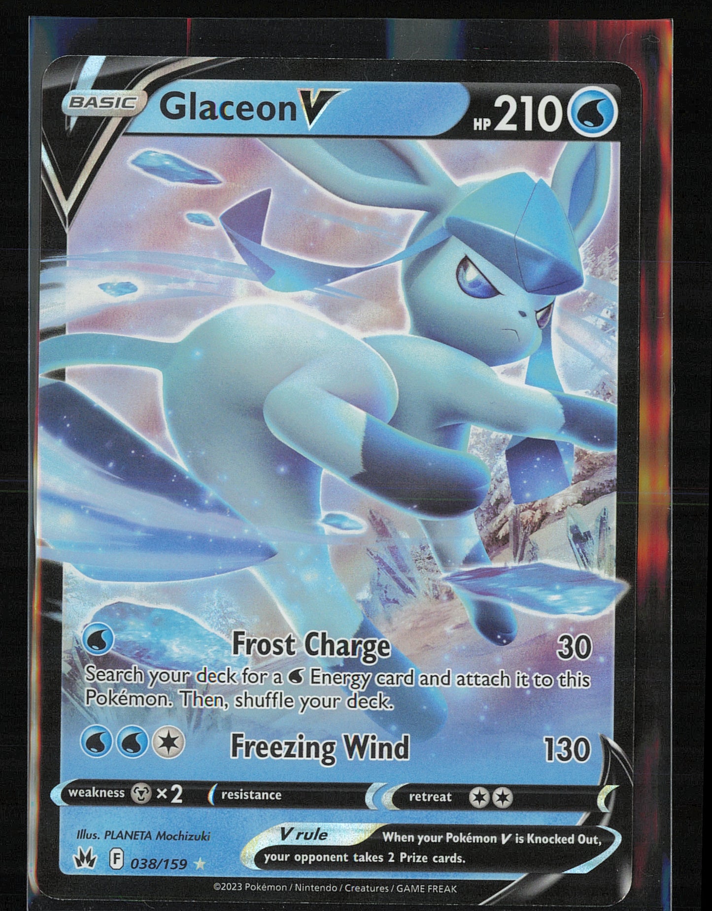 SWSH: Crown Zenith #038/159 Glaceon V