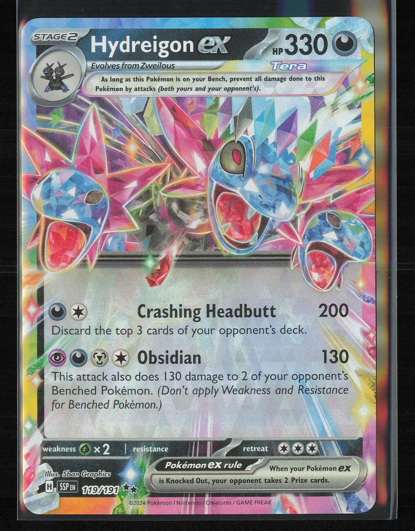 SV08: Surging Sparks #119/191 Hydreigon ex
