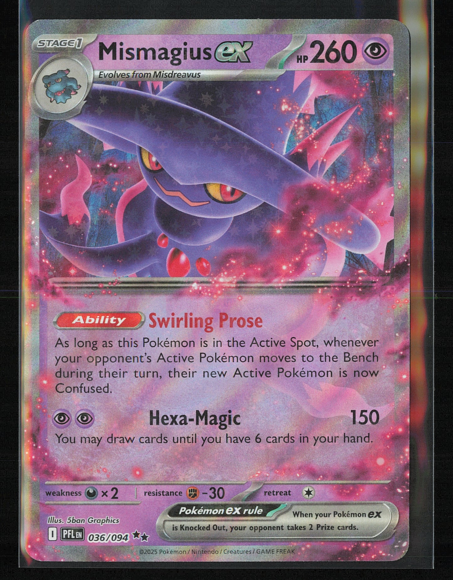 ME02: Phantasmal Flames #036/094 Mismagius ex